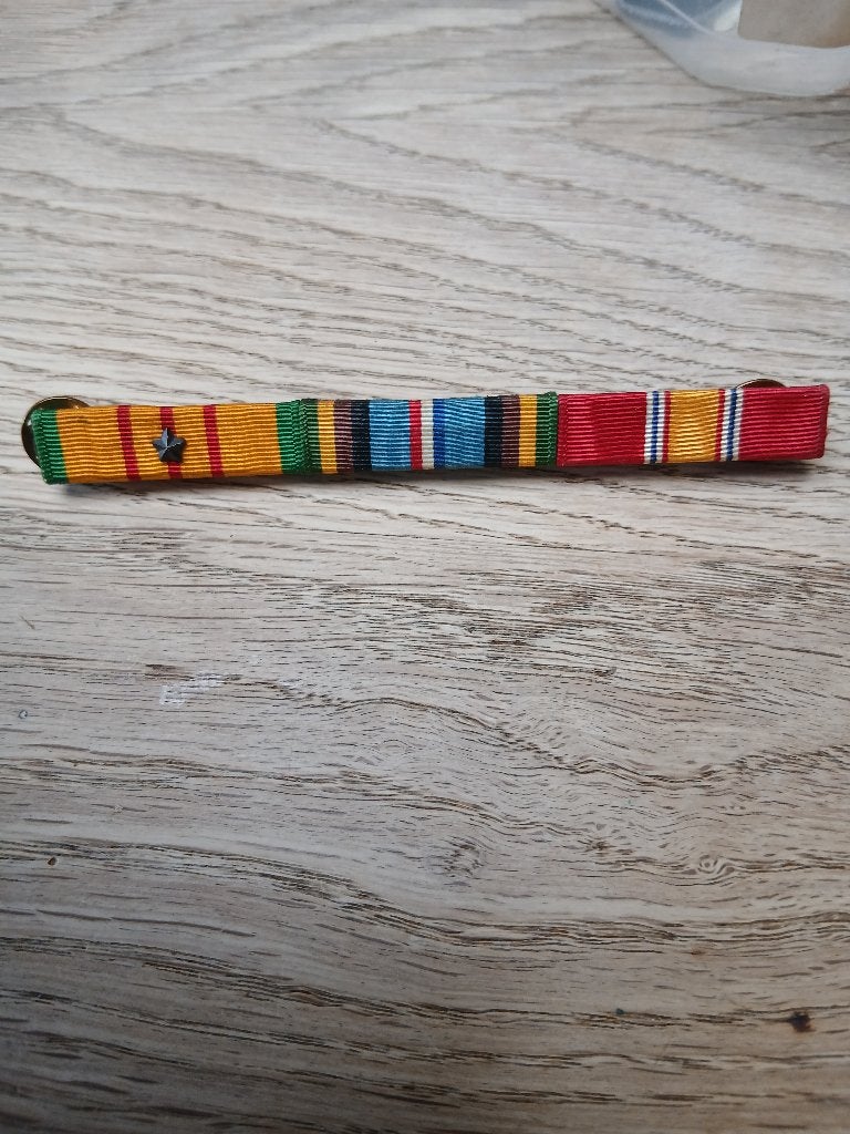 Barrette diminutifs US Vietnam, Envoi, Armée de terre, Ruban, Médaille ou Ailes
