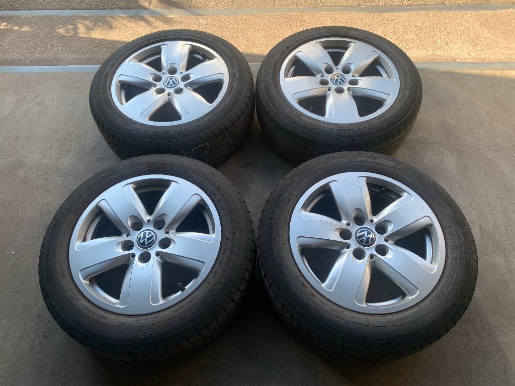VW CADDY GOLF 5/6/7/8 VELGEN + GOODYEAR BANDEN 205 55 R16, Auto-onderdelen, Ophalen of Verzenden, Seat