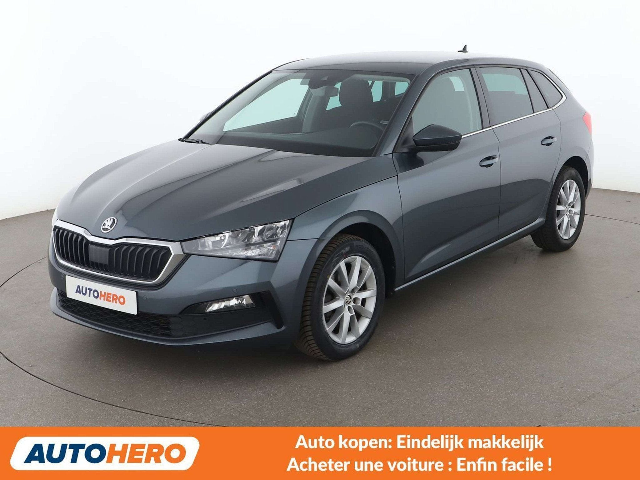 Skoda Scala 1.6 TDI Ambition (année de construction 2019), Autos, Argent ou Gris, Volant multifonction, 5 portes, Tissu