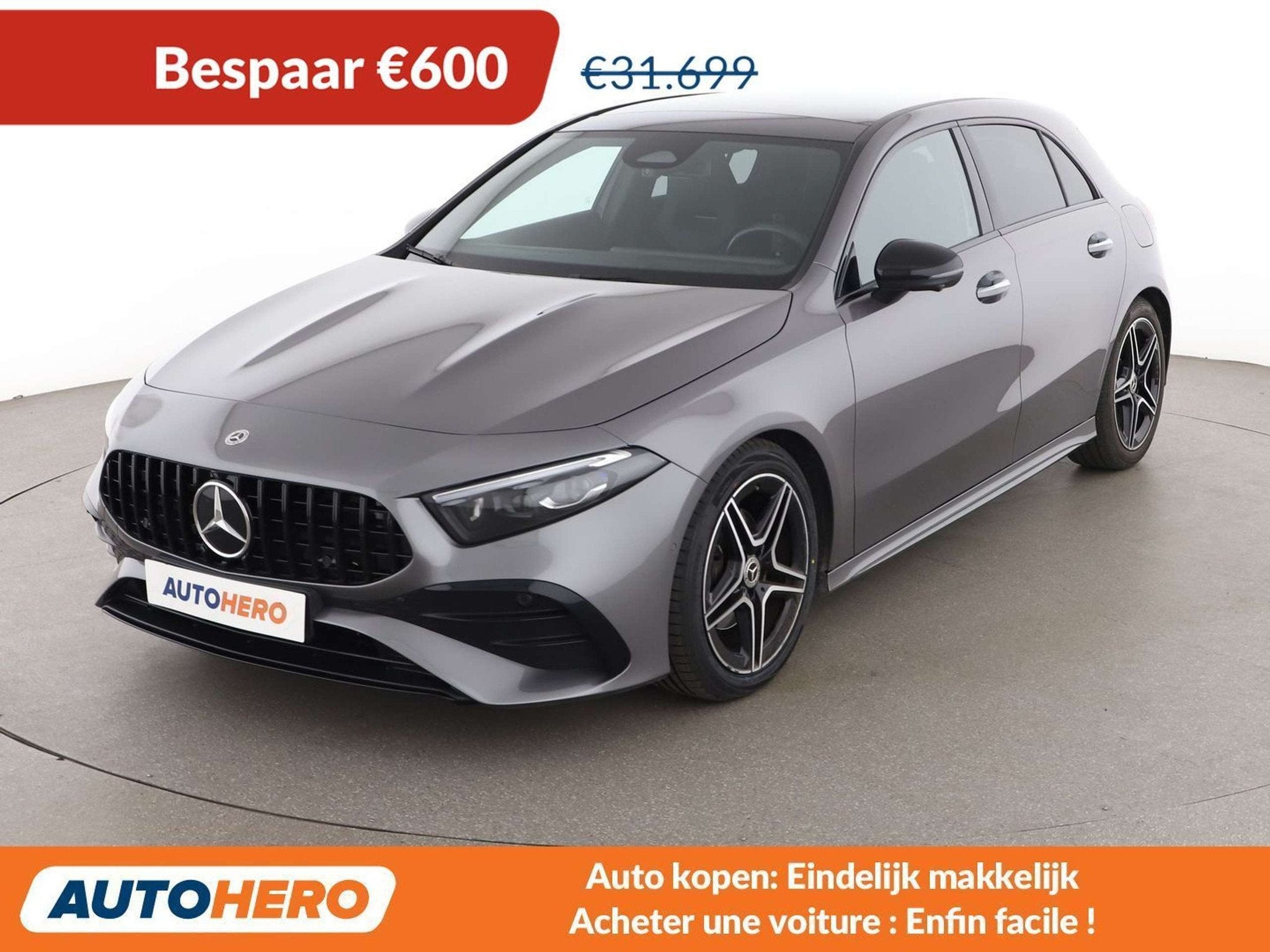 Mercedes-Benz A-Klasse 180 A 180 Mild-Hybrid AMG Line, Autos, Achat, Détection des panneaux routiers, Noir, 5 portes
