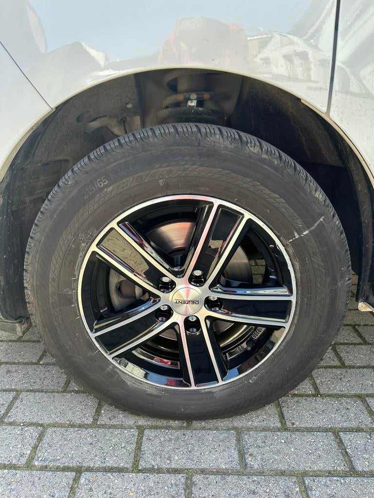 4 jantes avec pneus 16" 5x114,5 Renault Opel Fiat Nissan, Autos : Pièces & Accessoires, Neuf, Pneus et Jantes, 215 mm, 4 Saisons