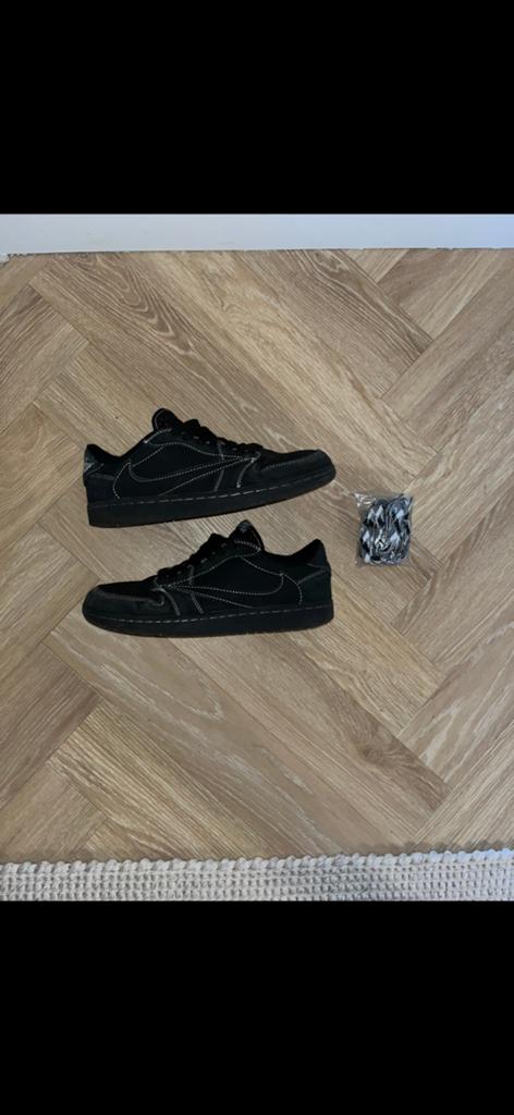 Travis Scotts Aj1 Black Phantom, Vêtements | Hommes, Chaussures, Comme neuf, Enlèvement, Baskets, Noir