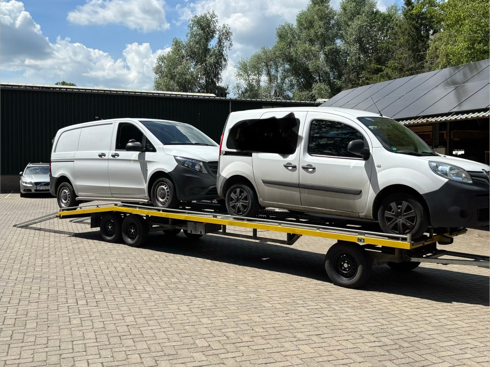 Schamelwagen autotransporter 3500 kg, Ophalen, Gebruikt