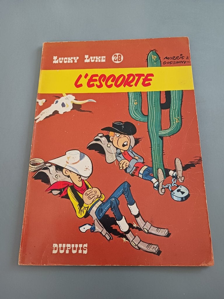 Lucky Luke 28, L'Escort, 1ère édition, bon état, Enlèvement ou Envoi