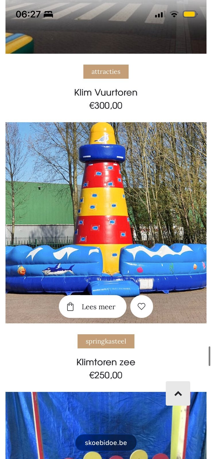 Klimthoren zee, Ophalen, Zo goed als nieuw