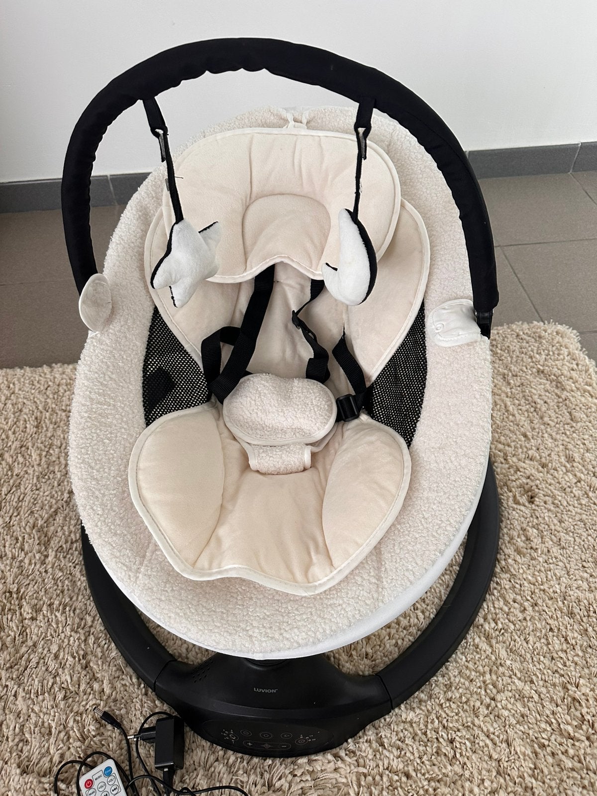 Luvion Baby Swing, Ophalen, Zo goed als nieuw, Wipstoel