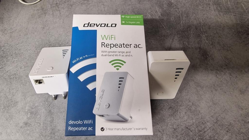 Devolo Repeaters Wifi versterker 2 stuks, Enlèvement