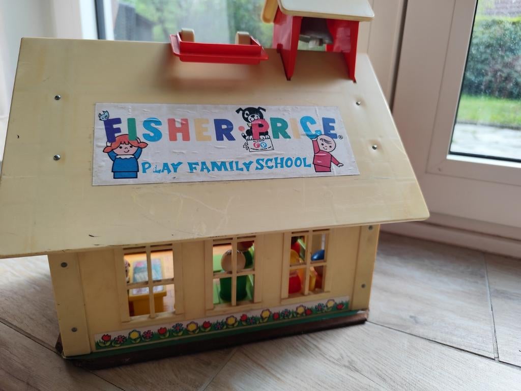 Fisher price schooltje vintage, Enlèvement ou Envoi