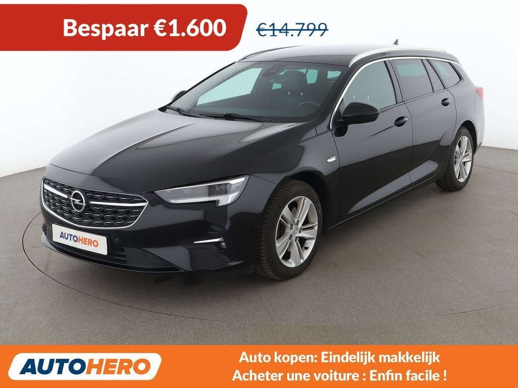 Opel Insignia 1.5 CDTI Elegance (bj 2021, automaat), Auto's, Gebruikt, 1618 kg, Zwart, 5 deurs