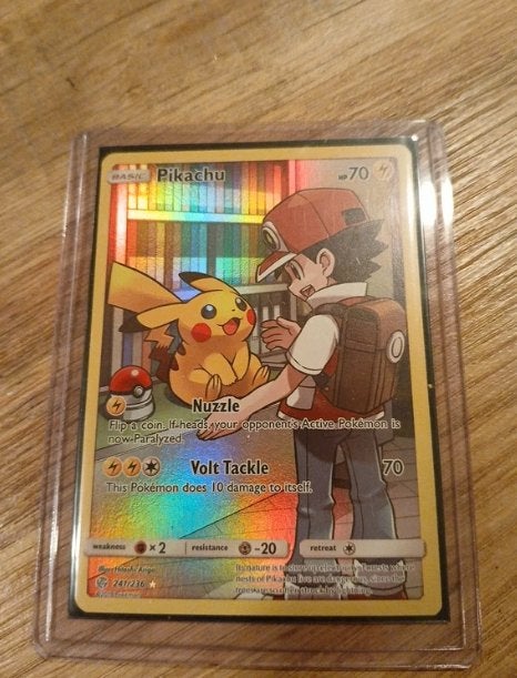 Pikachu 241/236 Secret Rare, Hobby & Loisirs créatifs, Enlèvement ou Envoi, Comme neuf, Cartes en vrac, Foil