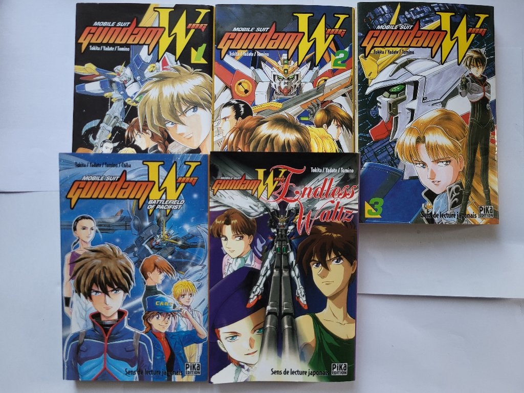 Gundam Wing mobile suit, Plusieurs BD, Enlèvement ou Envoi, Tokita Yadate Tomino