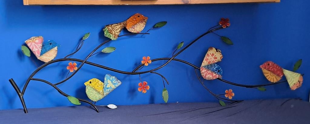 Handgemaakt smeedijzeren decor, Ophalen, Zo goed als nieuw, Meerkleurig, Metaal