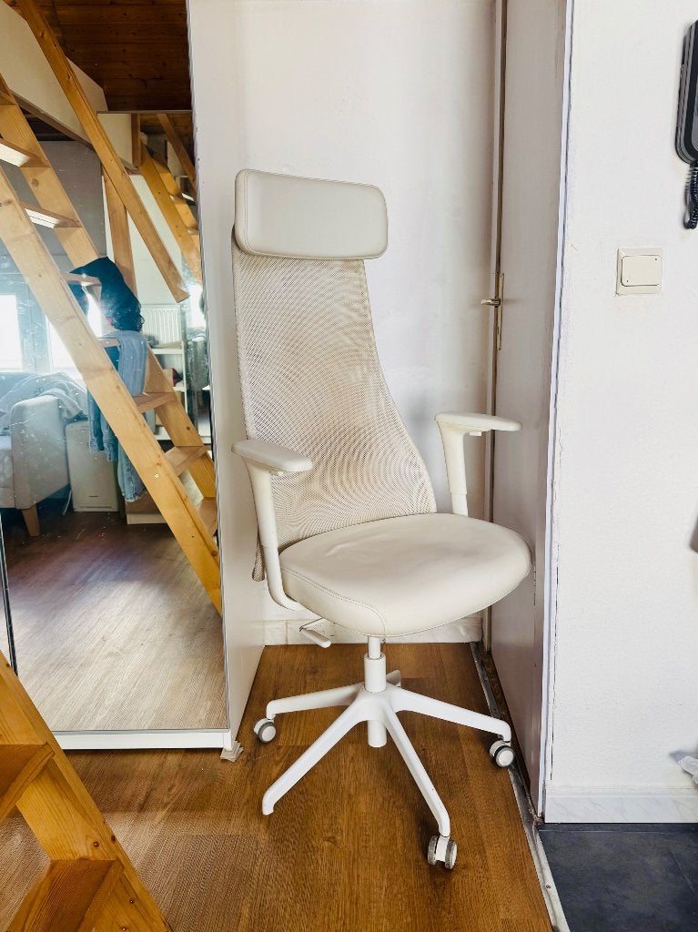 bureaustoel / gamingstoel ikea wit, Ophalen, Gebruikt, Wit, Ergonomisch