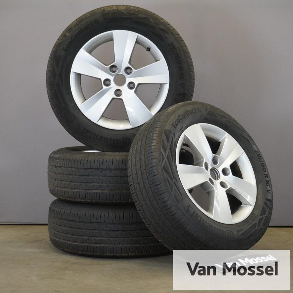 Skoda Superb Continental EcoContact 6 Zomerbanden 215/60/R16, Auto-onderdelen, Banden en Velgen, Banden en Velgen, Zomerbanden