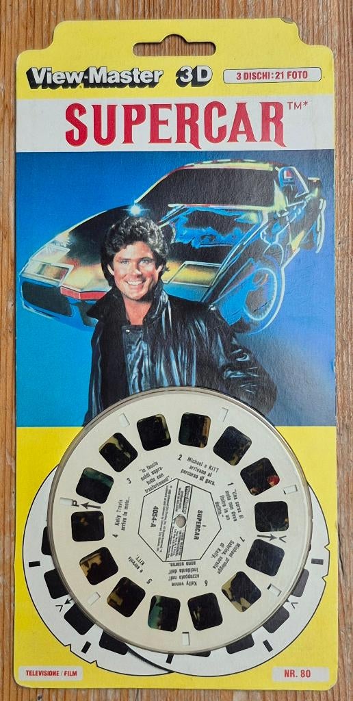 View-Master Knight Rider 1982 MOC Supercar KITT, Ophalen of Verzenden, Zo goed als nieuw, Tv, Overige typen