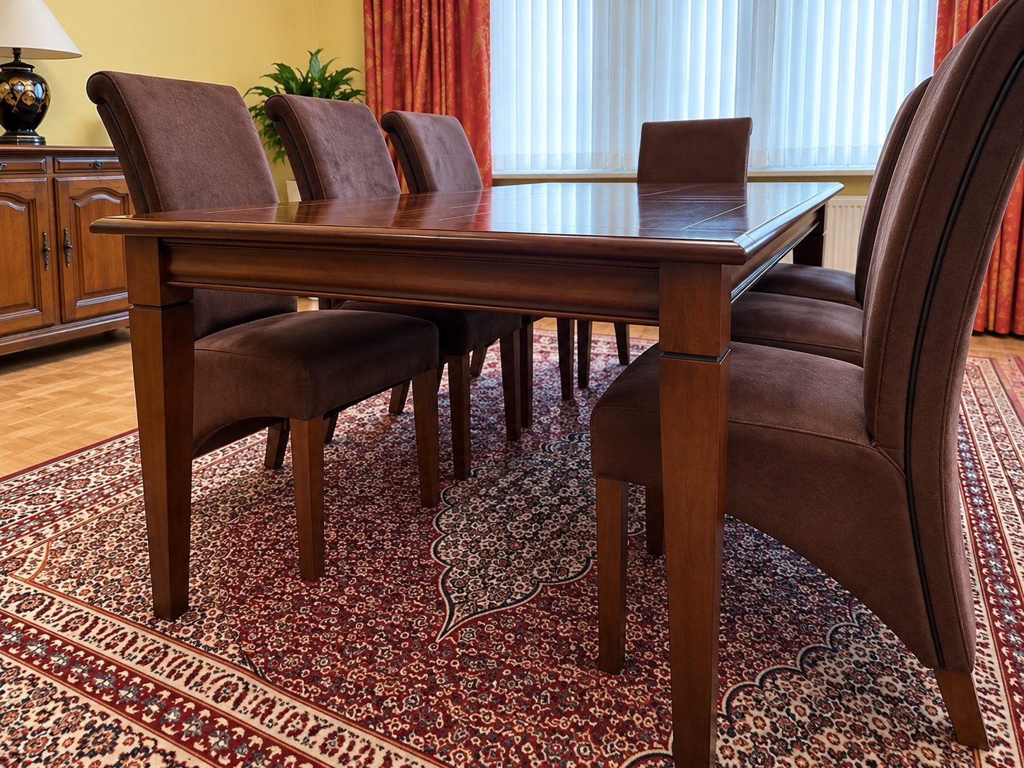 Uitschuifbare houten eettafel - uitstekende staat, Ophalen, Classique contemporain / traditionnel élégant, Eikenhout, 50 tot 100 cm