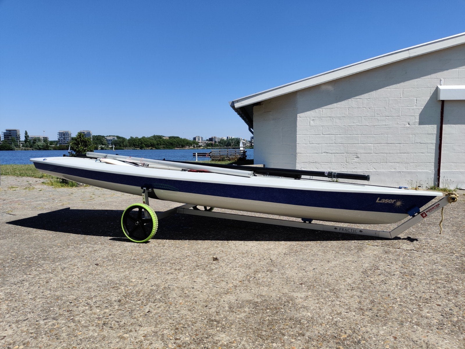 Laser standaard + radiaal + toebehoren, Watersport en Boten, Ophalen, Gebruikt, Minder dan 15 m², Accessoires