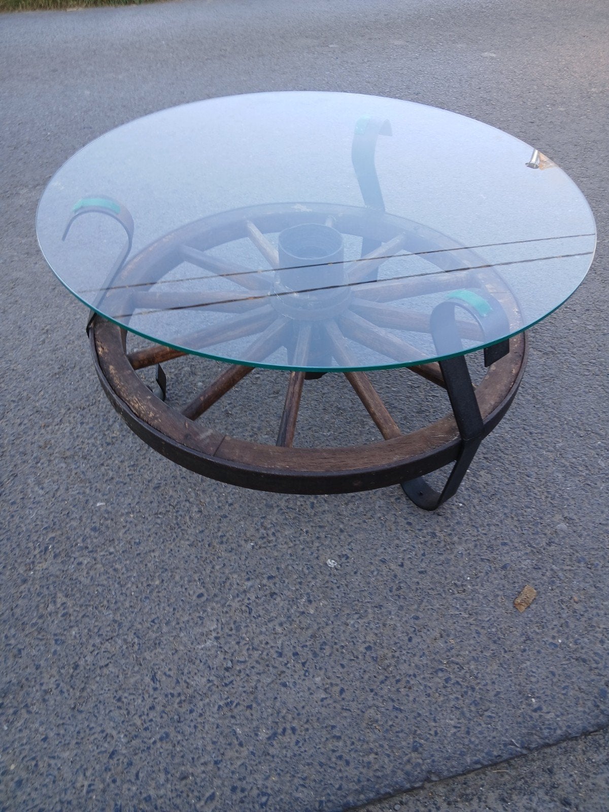 antiek luster wieltafel, Antiek en Kunst, Ophalen