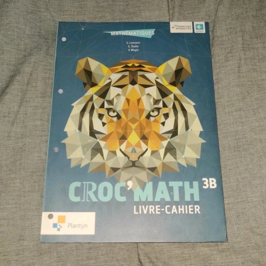Livre scolaire : corcs math 3B cahier-livre, Ophalen of Verzenden, ASO