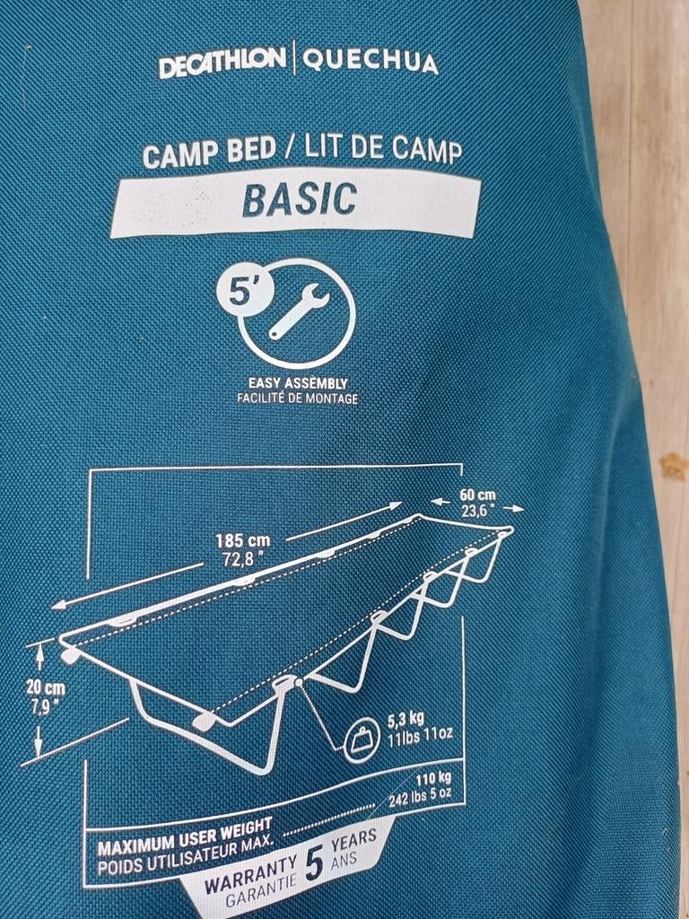Veldbed, Ophalen