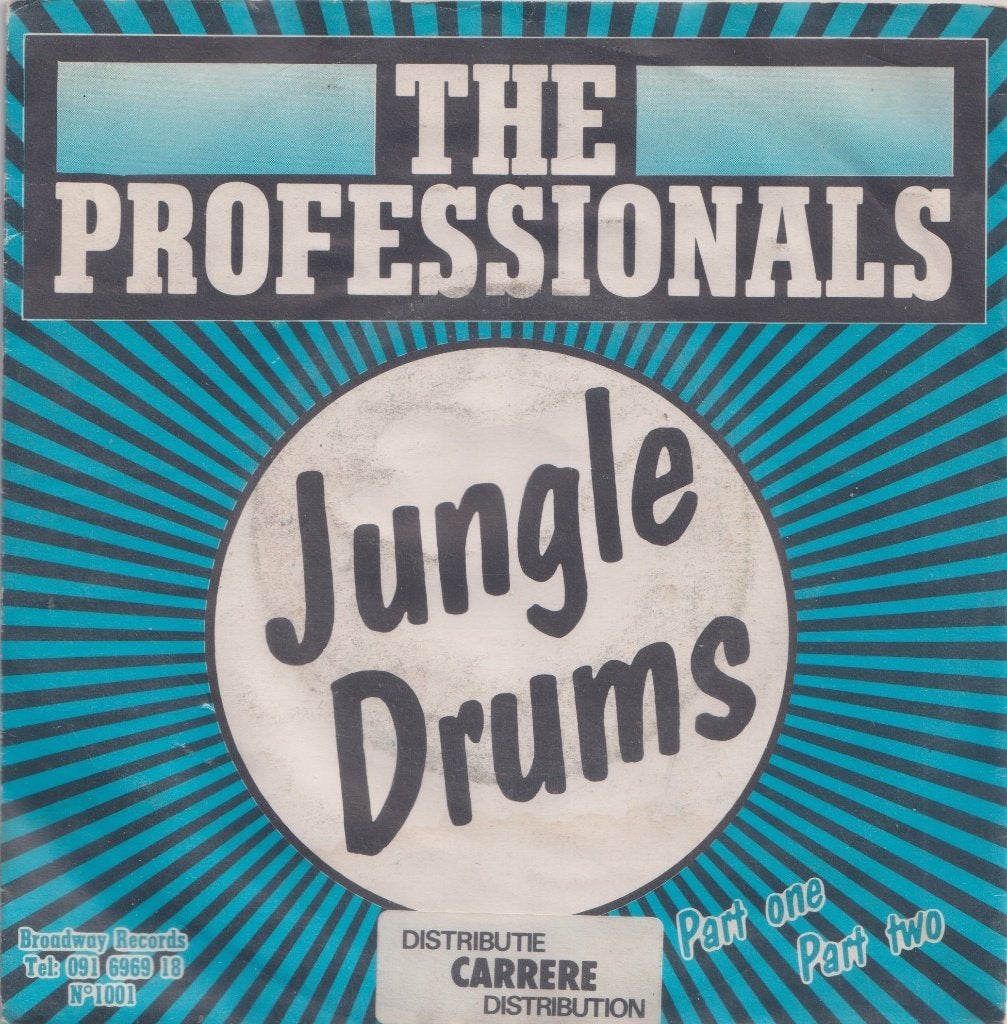 The Professionals – Jungle drums Part 1 & 2 – Single, Gebruikt, 7 inch, Single, Ophalen of Verzenden