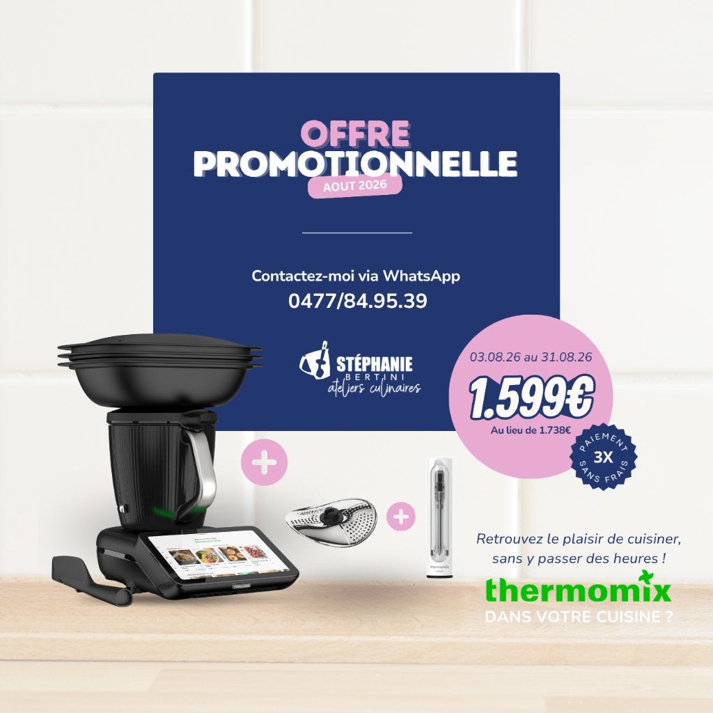 Thermomix (Bimby) Liège | Promo Août 2026 | + de 130 € de, Neuf, Résiste au lave-vaisselle, Enlèvement, 4 litres ou plus