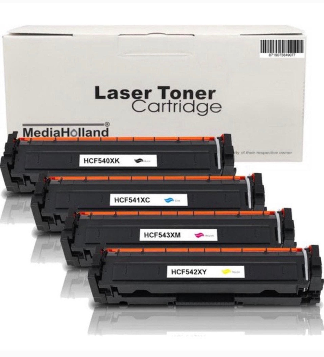 Huismerk Toners HP 203A CF540X CF541X CF542X CF543X, Ophalen of Verzenden, Nieuw
