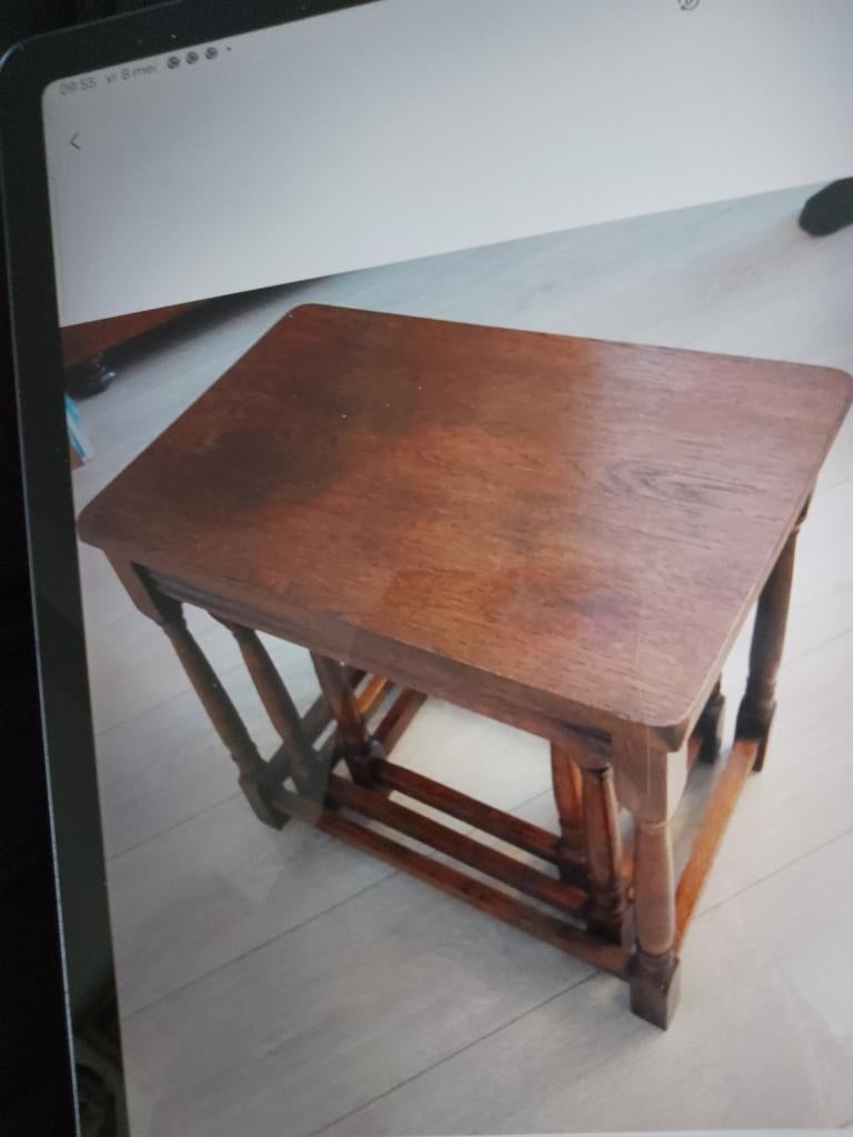Bijzettafel, Ophalen