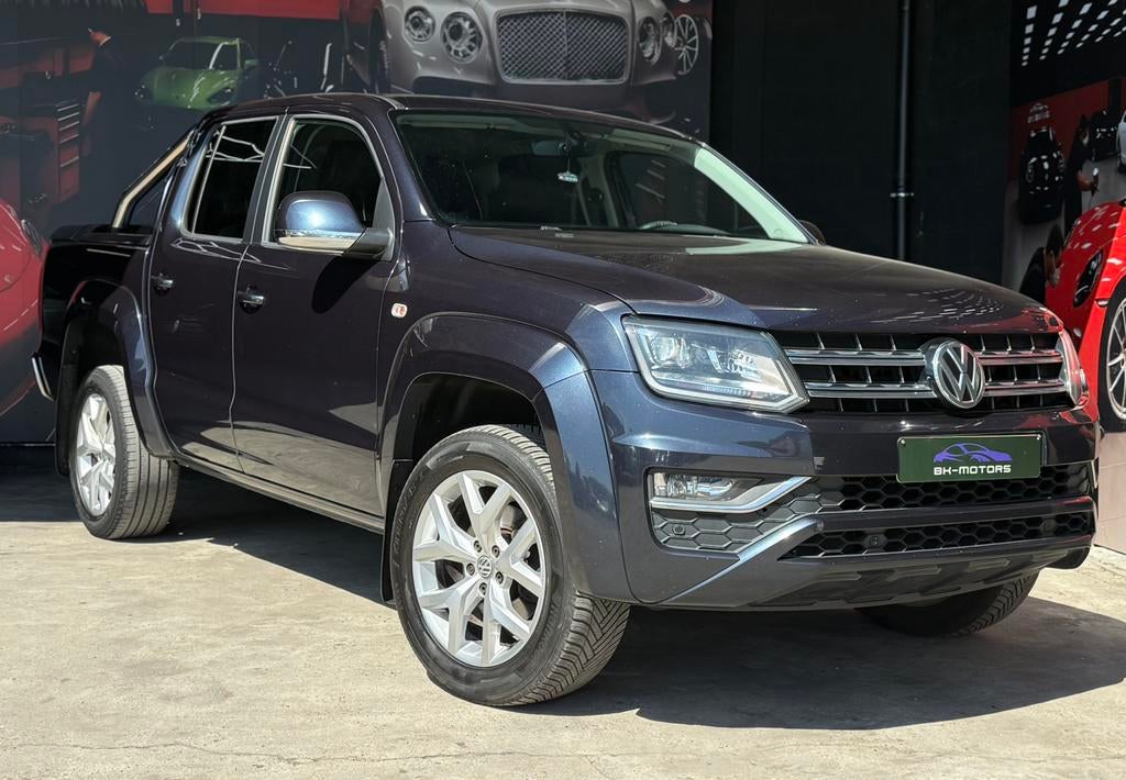 Volkswagen Amarok 3.0 TDI V6 DSG 4motion HighLine, Auto's, Volkswagen, Automaat, Euro 6, Blauw, 2996 cc