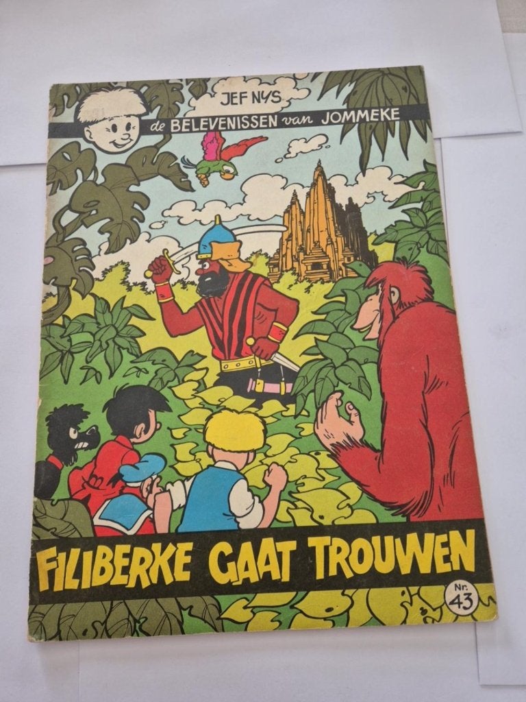 Jommeke nr. 43 – Filiberke gaat trouwen, Une BD, Envoi, Utilisé