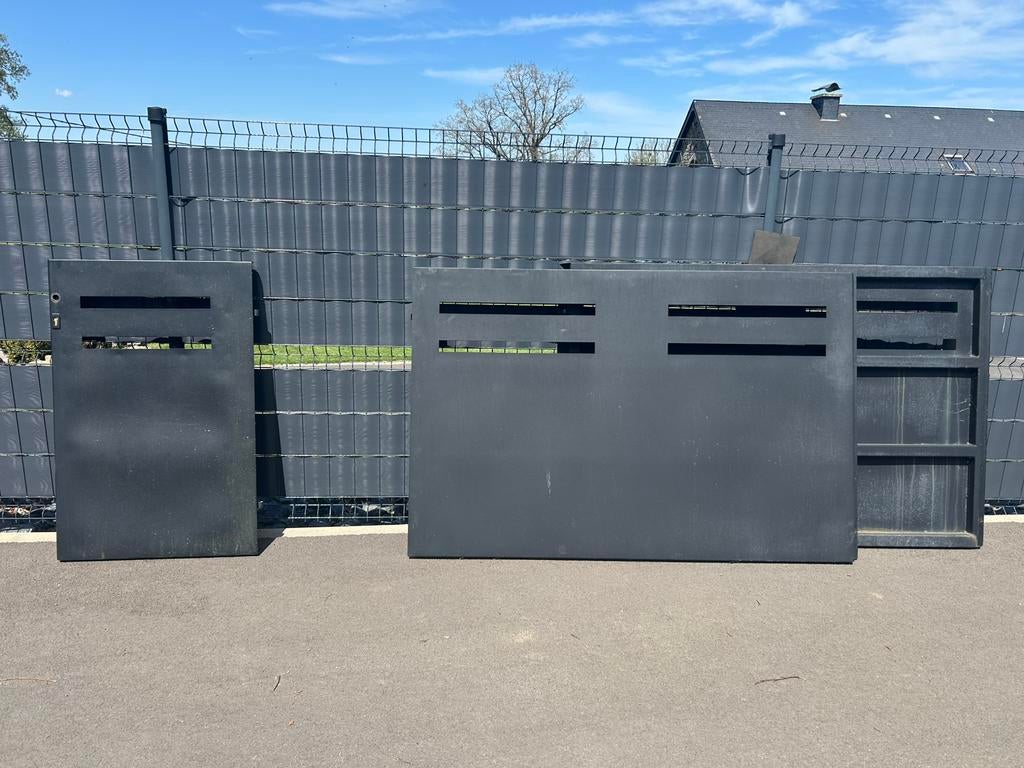 3 ouvrants de portail récent (2024), Jardin & Terrasse, Portes de jardin, 200 cm ou plus, Portail battant, Acier, Enlèvement