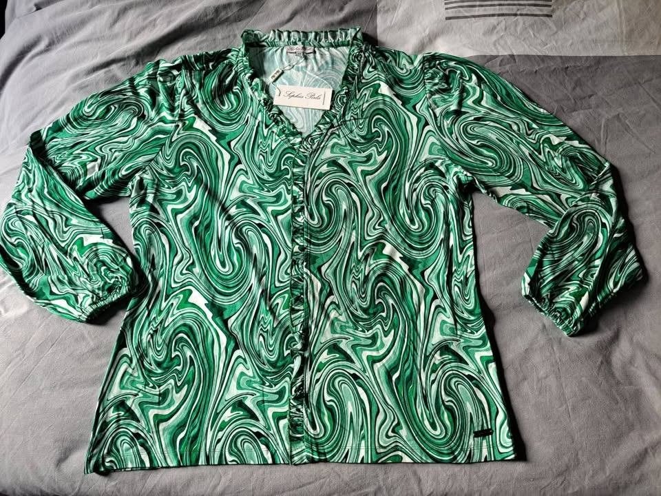 2x blouse NIEUW, mt 44, Kaffe Curve, Sophia Perla, Enlèvement ou Envoi, Neuf, Taille 42/44 (L), Vert