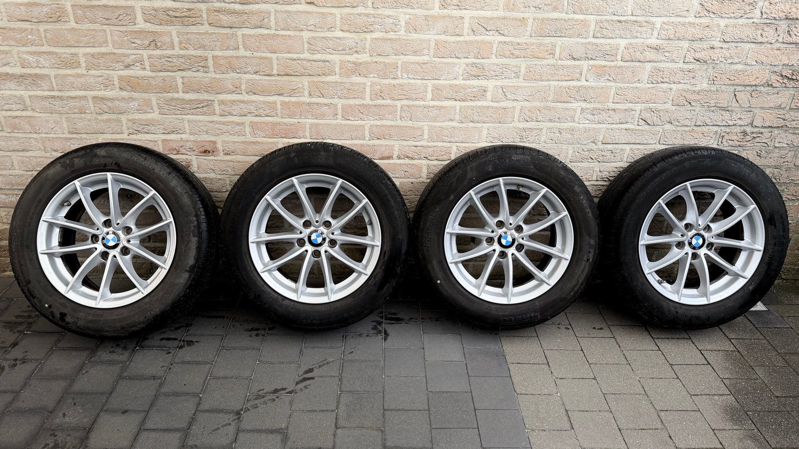 Banden op velg BMW X3, Auto-onderdelen, Banden en Velgen, Ophalen, Gebruikt, Banden en Velgen, 17 inch