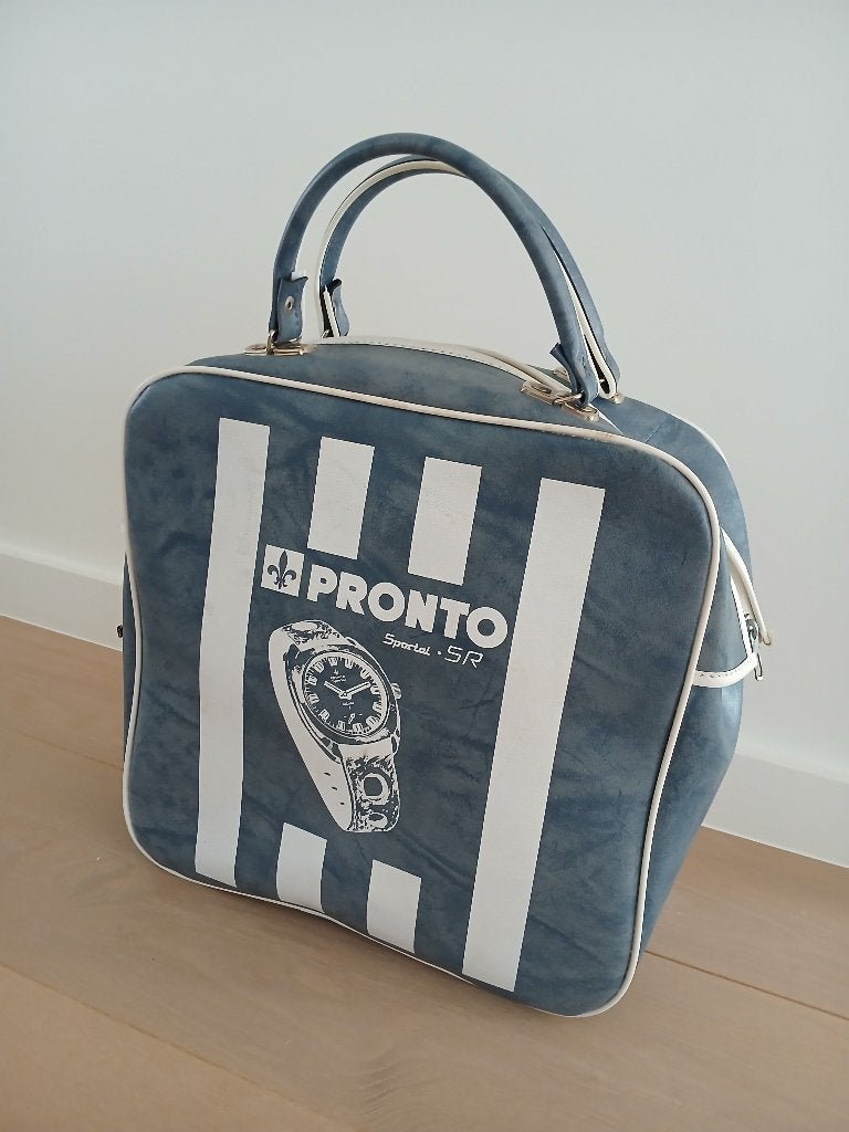 Vintage Pronto Sportal SR horloge sporttas, jaren '70, Verzamelen, Retro, Ophalen of Verzenden