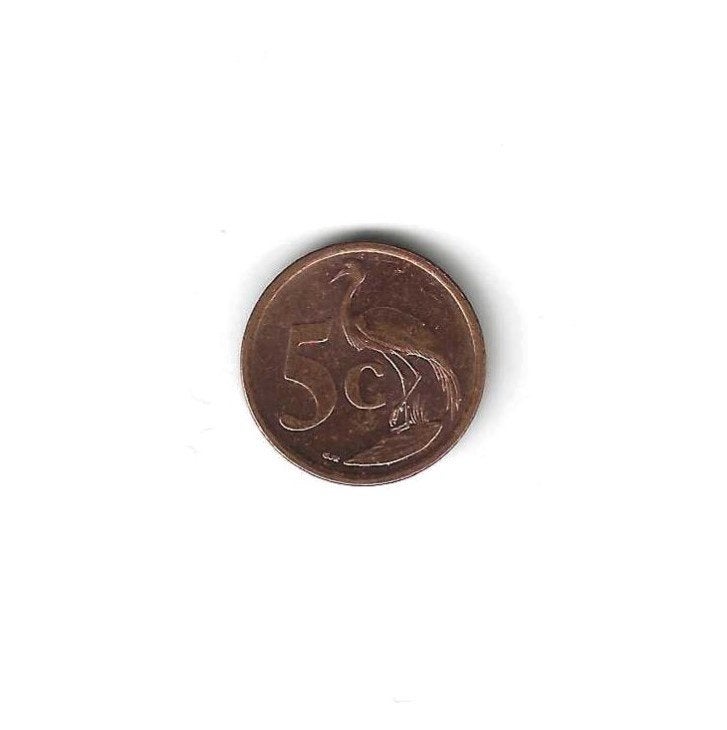 Zuid-Afrika, 5 Cents 2009., Postzegels en Munten, Ophalen of Verzenden, Zuid-Afrika, Losse munt
