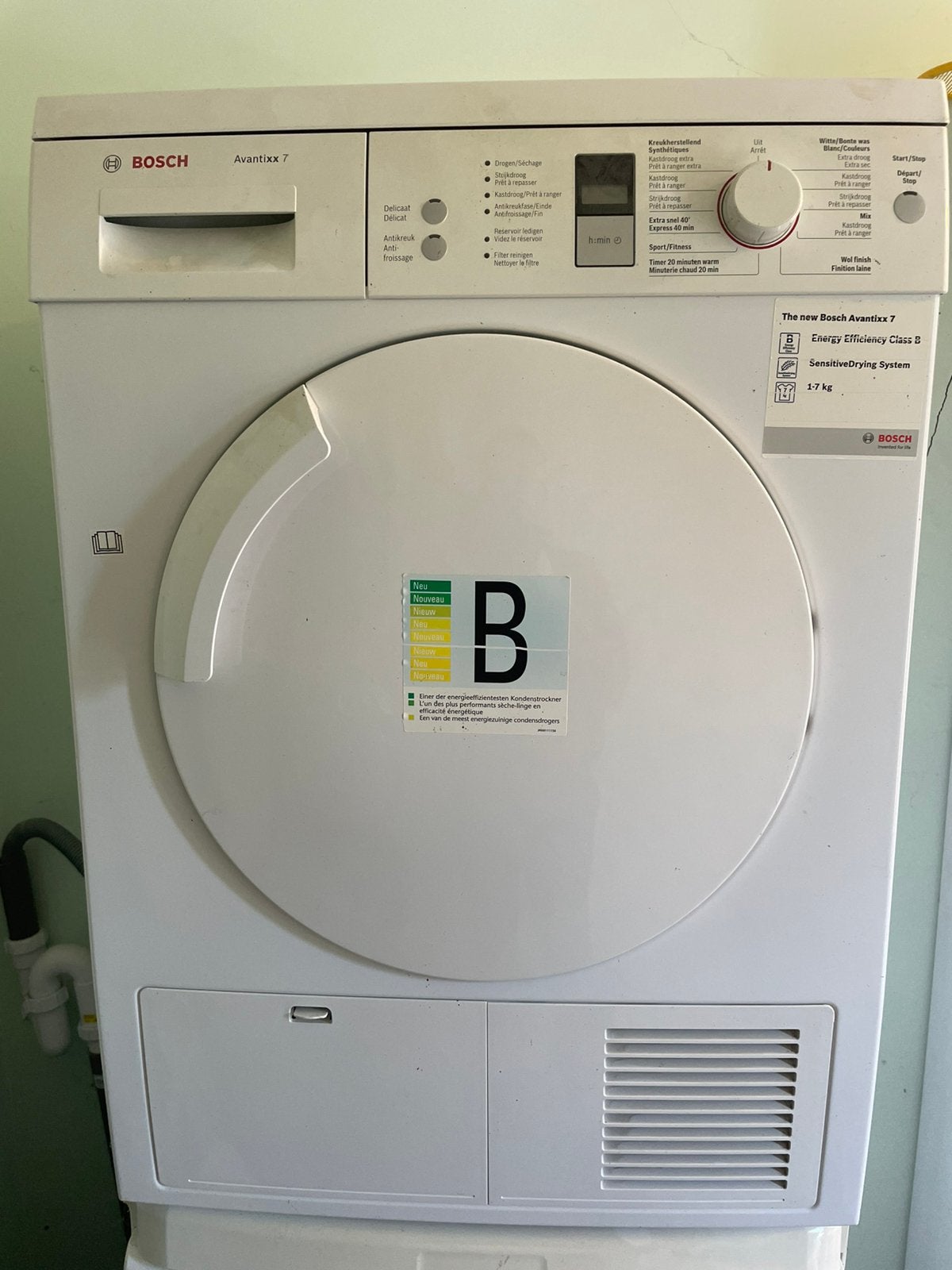Droogkast, Elektronische apparatuur, Droogkasten, Ophalen, 6 tot 8 kg, Minder dan 85 cm, Bovenlader