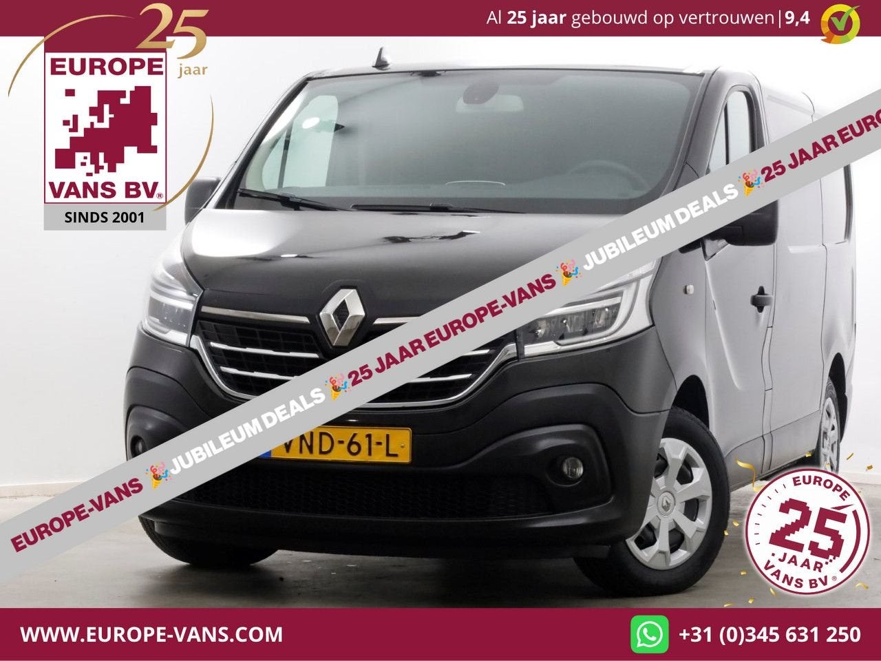 Renault Trafic 2.0 dCi 120pk L1H1 Comfort Navi/Camera/Inrich, Renault, Zwart, 185 g/km, Bedrijf