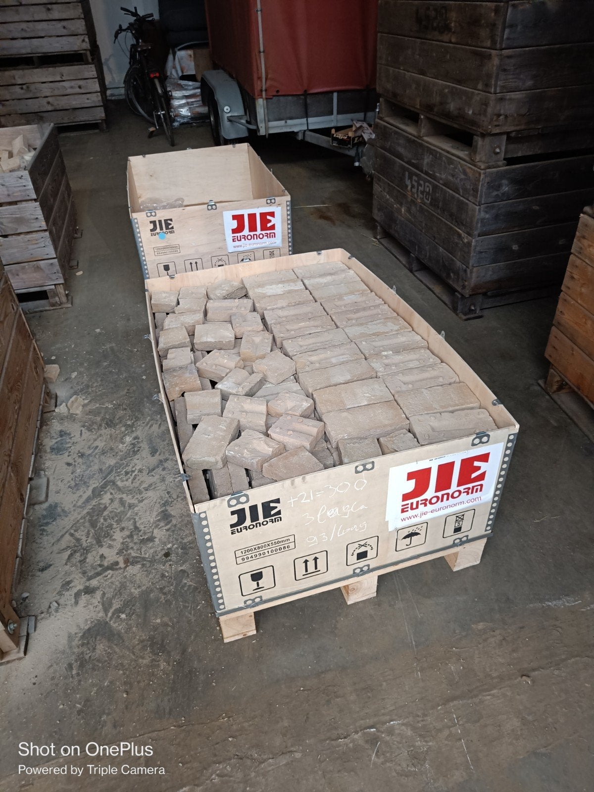 Beige gevelsteen +/- 8000 stuks, Bricolage & Construction, Enlèvement, Utilisé, Briques