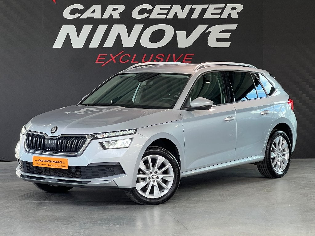 Skoda Kamiq 1.0 TSI Ambition DSG * Navigatie * ParkAssist, Auto's, Stof, Verwarmde buitenspiegels, 5 zetels, 3 cilinders