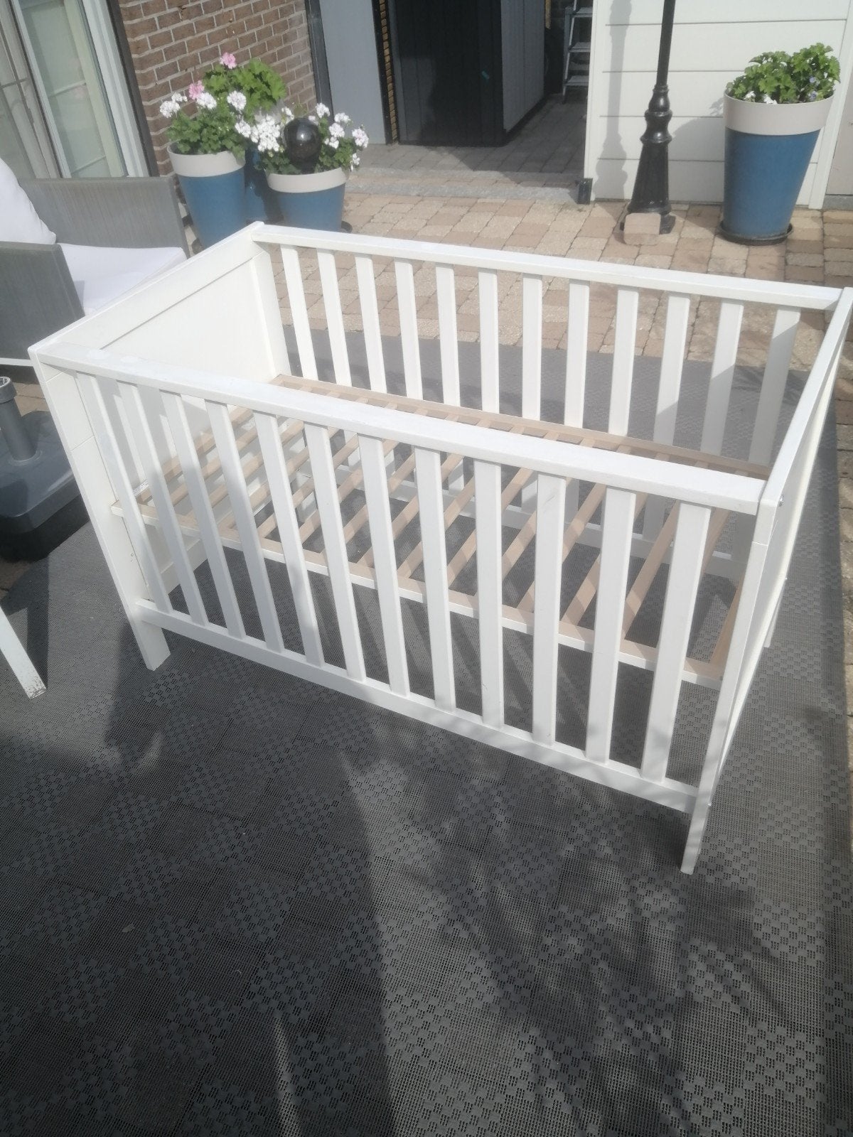 baby bed met aerosleep matras, Ophalen, Gebruikt, Minder dan 140 cm, Matras