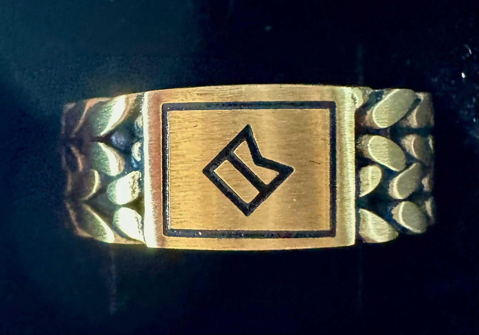 BAGUE CAPTAIN ALPHA SIERRA VAUT99€! 💯%NEUF AVEC BOÎTE !, Bijoux, Sacs & Beauté, Bagues, Enlèvement ou Envoi, Neuf