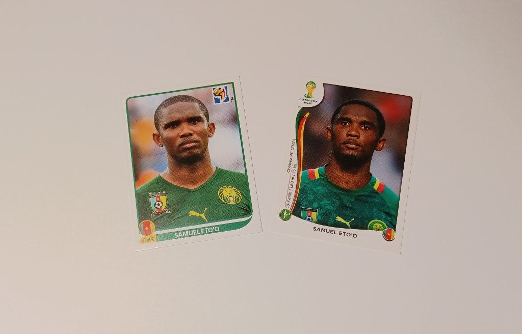 Autocollants Samuel Eto'o, Enlèvement ou Envoi, Comme neuf, Plusieurs autocollants