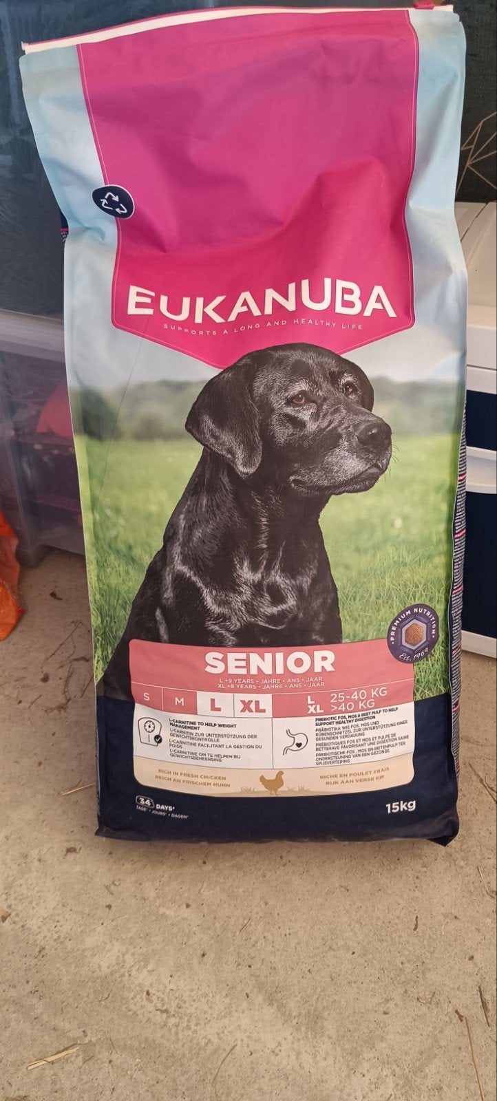 Eukanuba senior kip 15kg, Dieren en Toebehoren, Ophalen, Hond