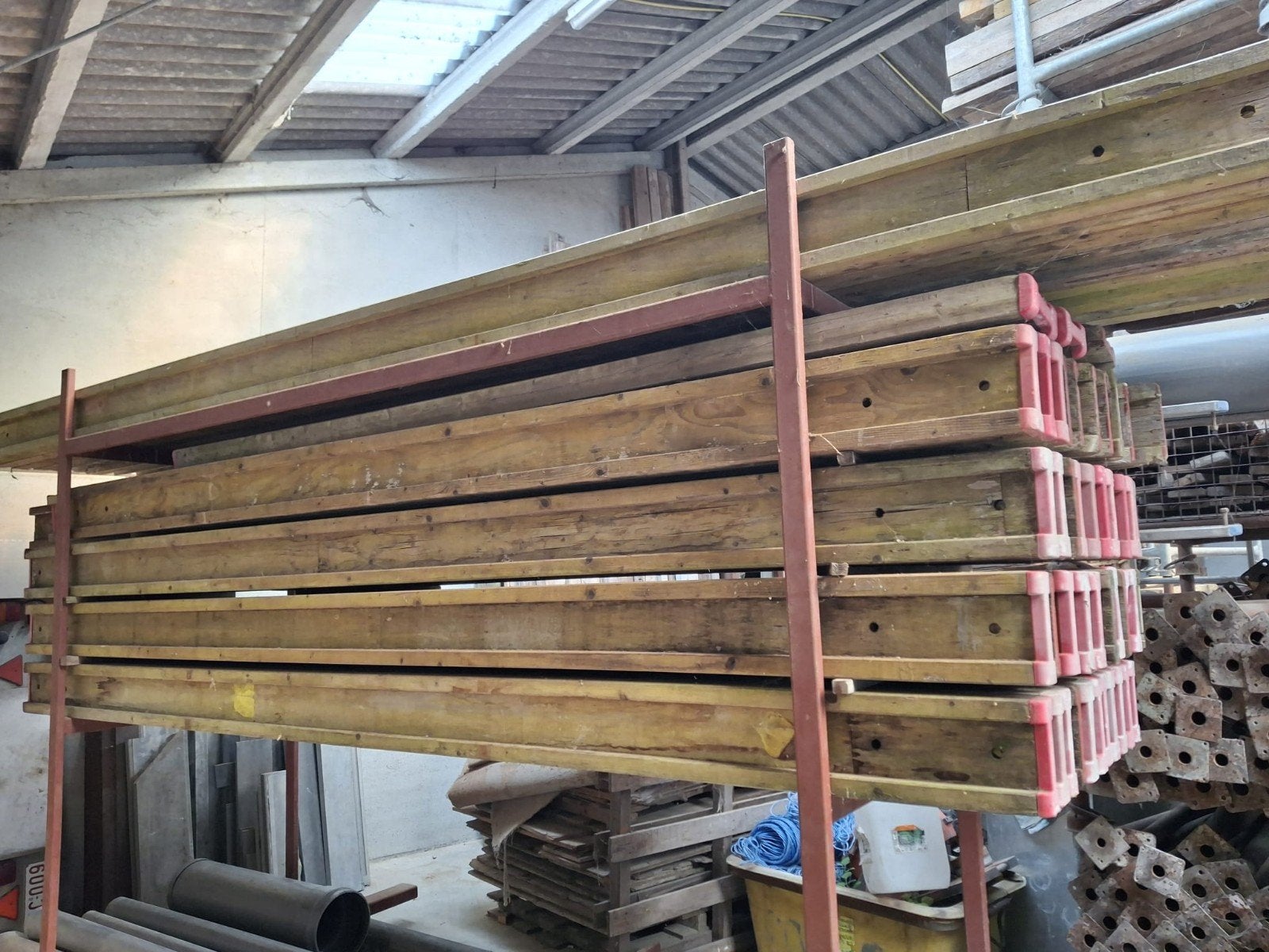 Doka H20 bekistingsbalken, Bricolage & Construction, Bois & Planches, Enlèvement, Utilisé