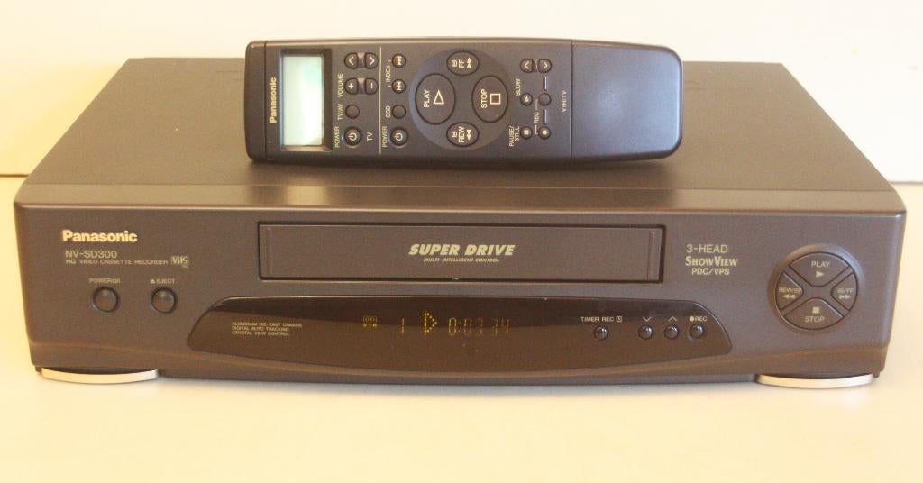Panasonic NV-SD300 High Quality Videorecorder Met Afstandsbd, Audio, Tv en Foto, Videospelers, Ophalen of Verzenden, Zo goed als nieuw