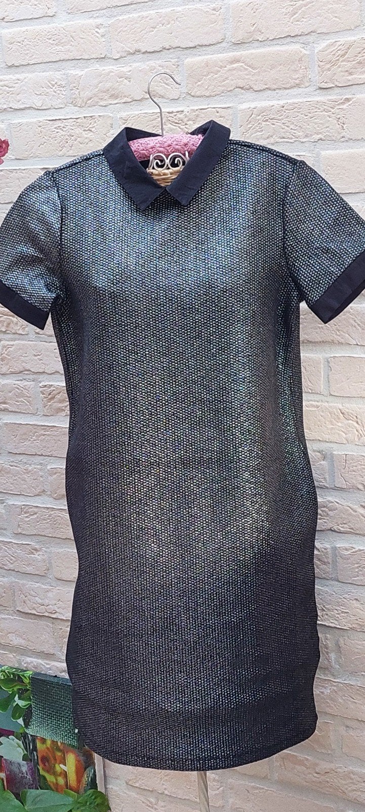 kleedje maat 38 jbc speciaal stofje, Kleding | Dames, Jurken, Maat 38/40 (M), Ophalen of Verzenden, Zo goed als nieuw, Zwart