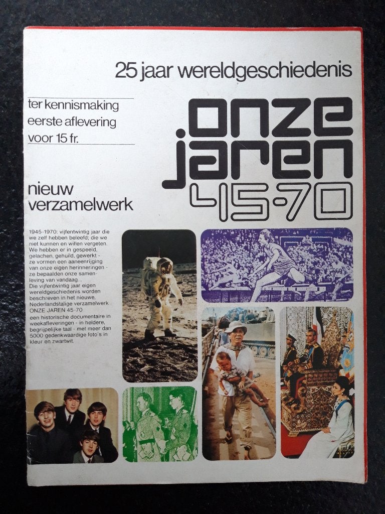 Onze Jaren 45-70 - deel 1, Livres, Journaux & Revues, Envoi, Comme neuf
