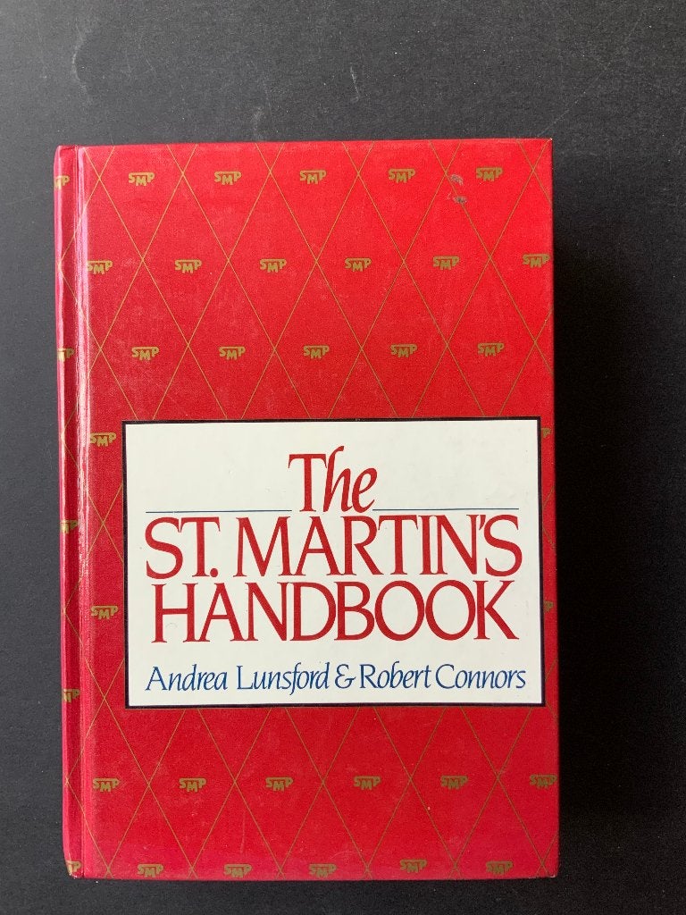 GERESERVEERD St.Martins Handbook Andrea Lunsford (Engels), Boeken, Ophalen of Verzenden, Nieuw, Hoger Onderwijs, Andrea Lunsford