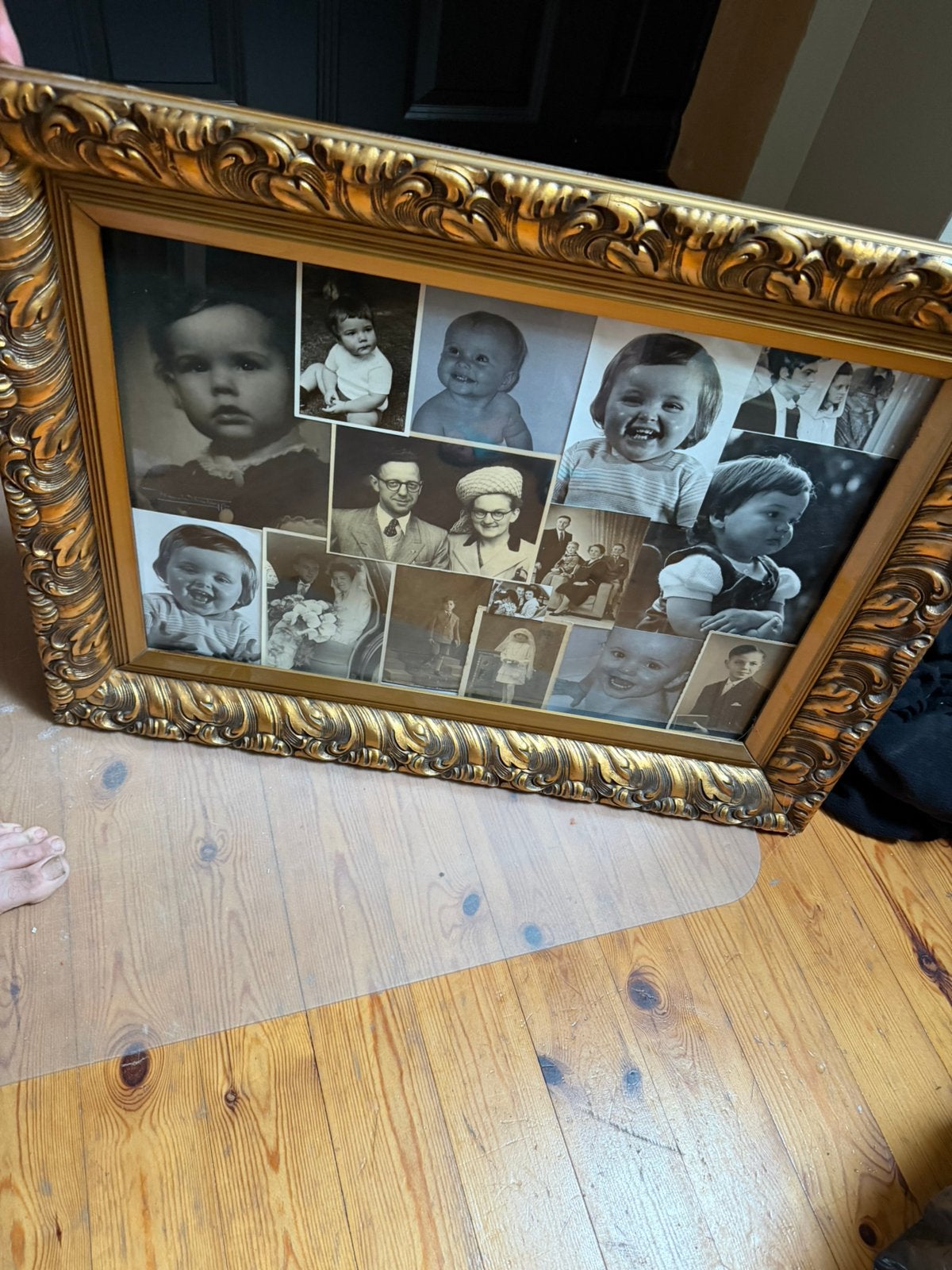 Cadre photo avec verre, Avec verre, Verre, Enlèvement, Utilisé