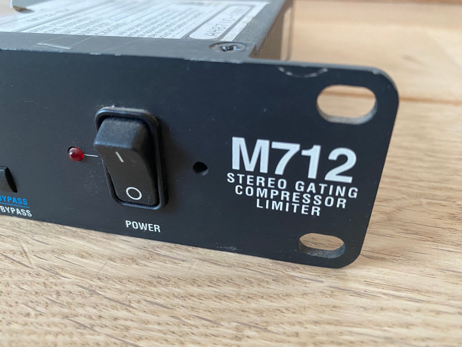 JBL M712 stereo gating compressor limiter, Ophalen of Verzenden, Gebruikt